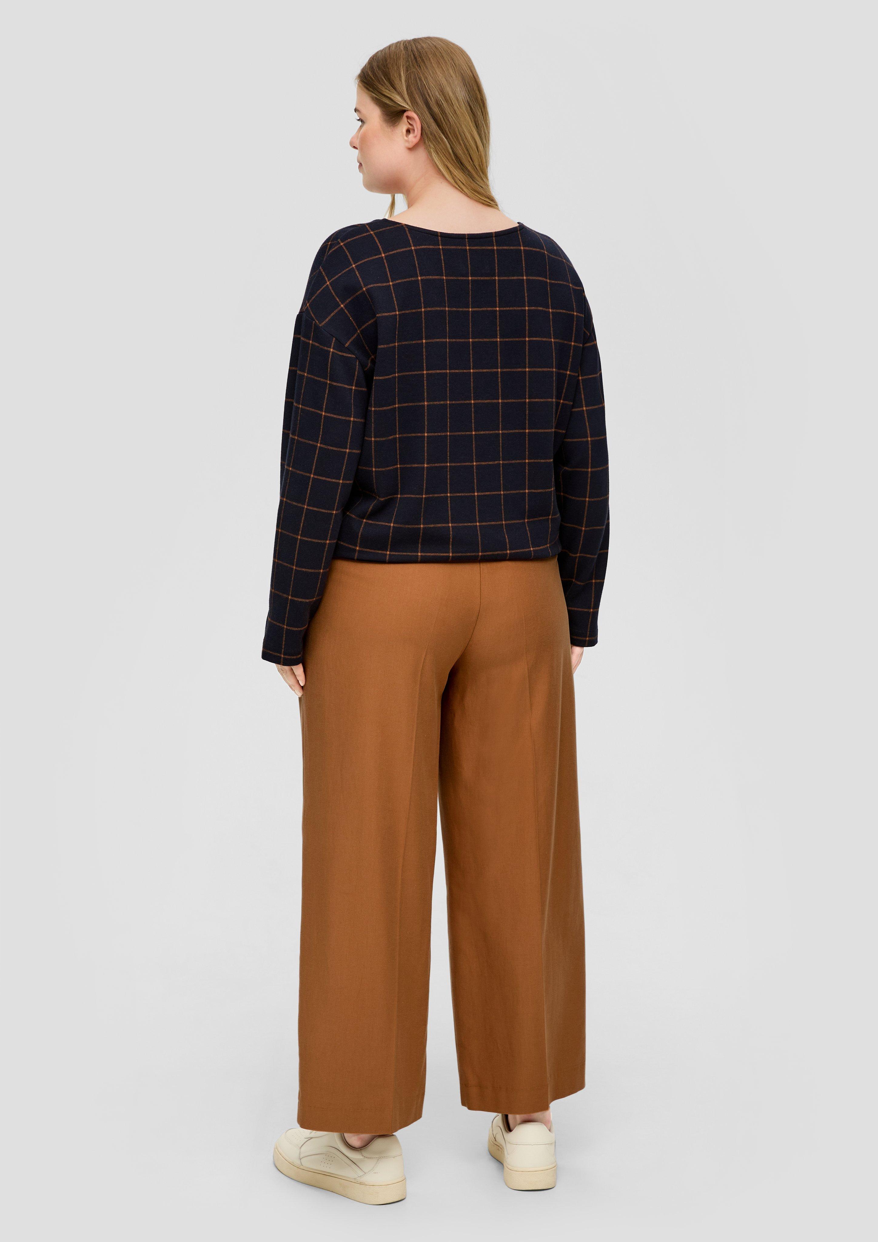 Regular: Twill-Hose aus Viskosemix  2136820-8755