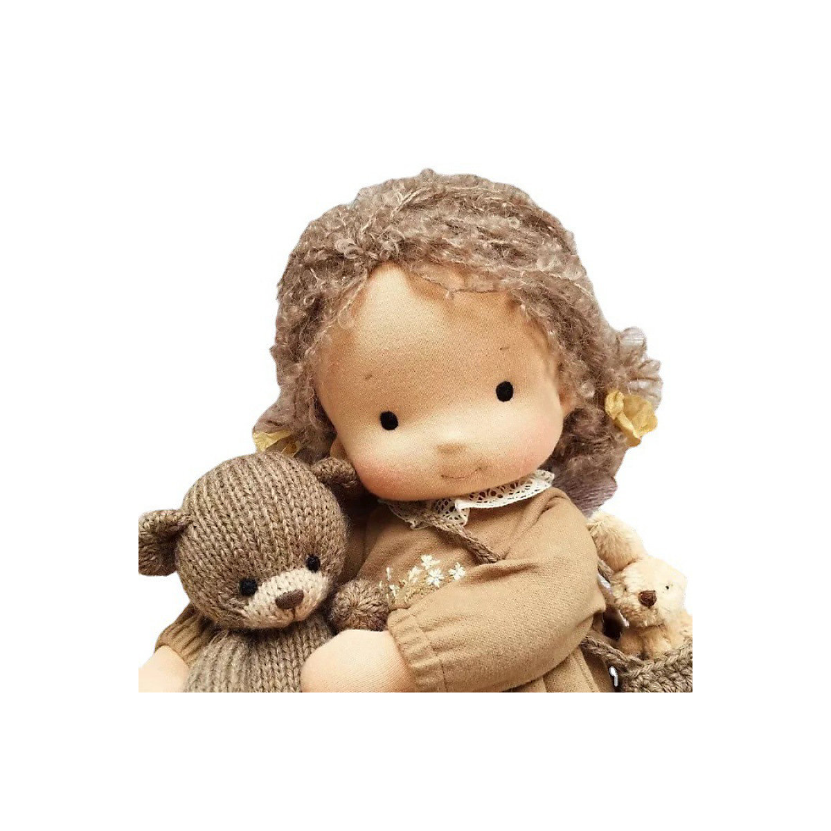 Puppe zum Anziehen für Kinder Handgemachte Mini-DIY-Anziehpuppe