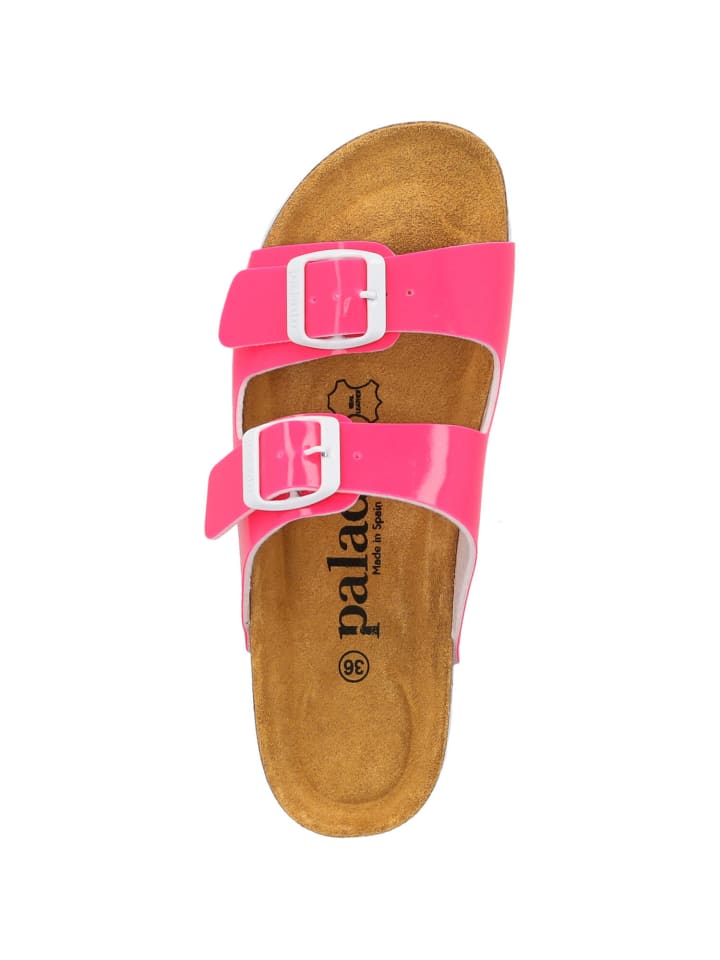 palado Pantoletten in pink neon lack günstig kaufen