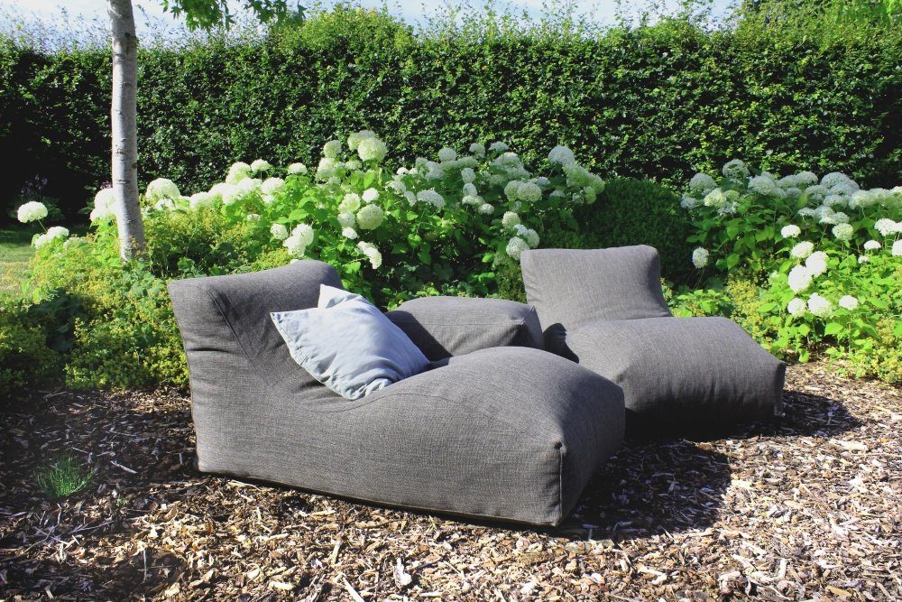 OUTBAG Sitzsack Wave Olefin terra (Outdoor-Sitzsack), made in Germany, UV-beständig, regenfest