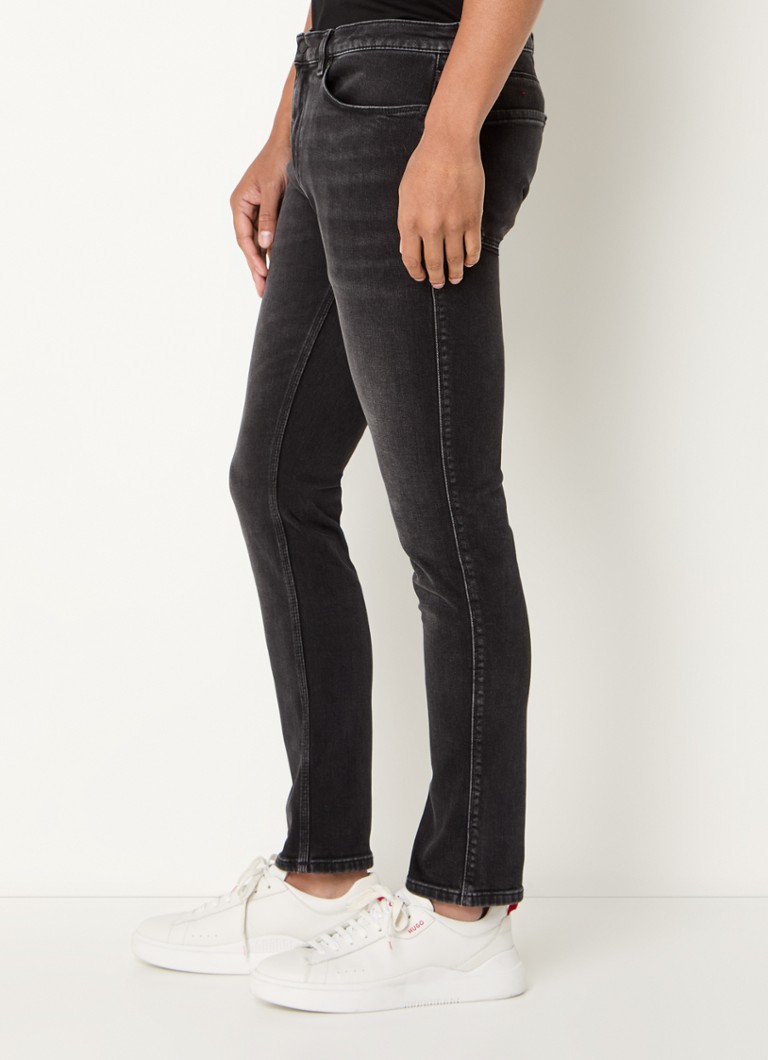 Jeansy HUGO BOSS 734 extra slim fit, kolor sprany