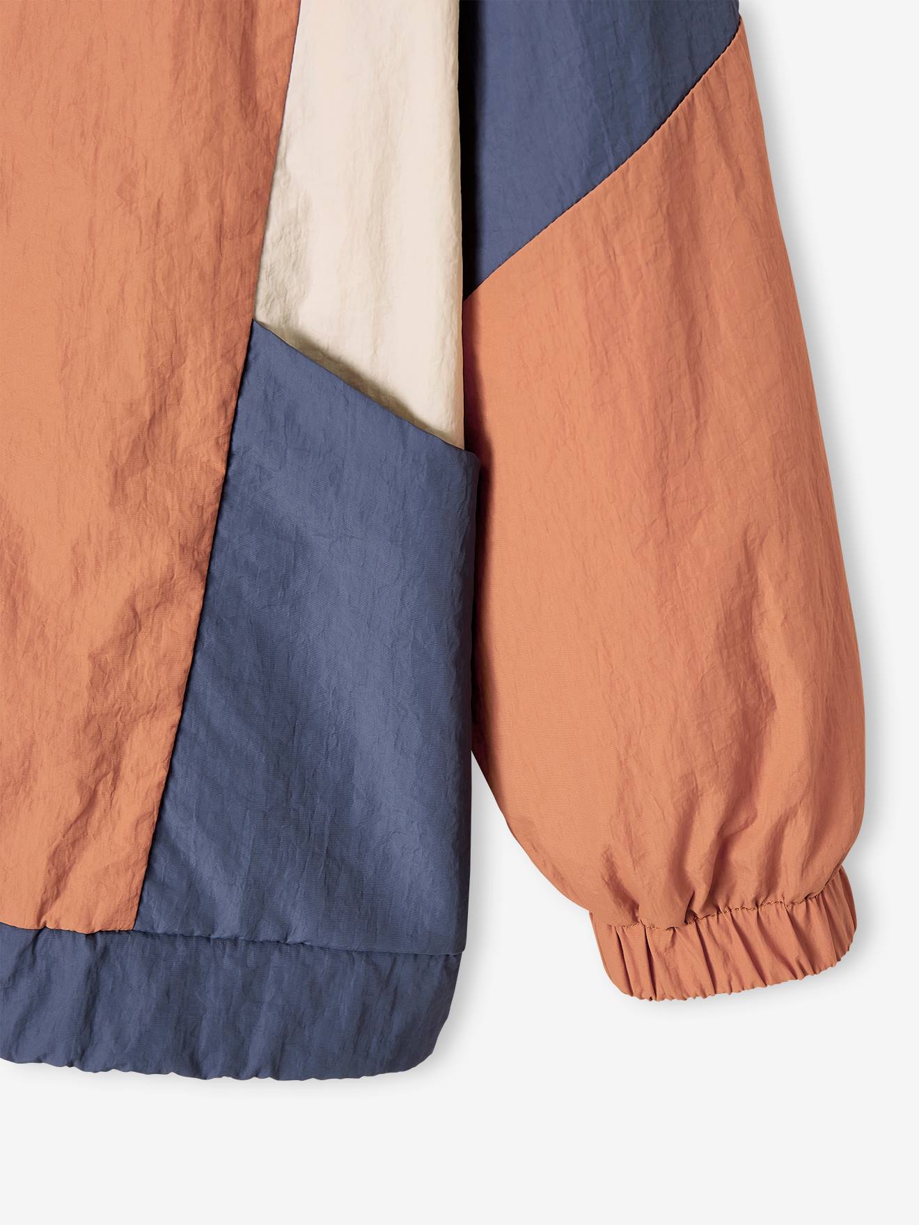 Coupe-vent effet color-block garçon orange