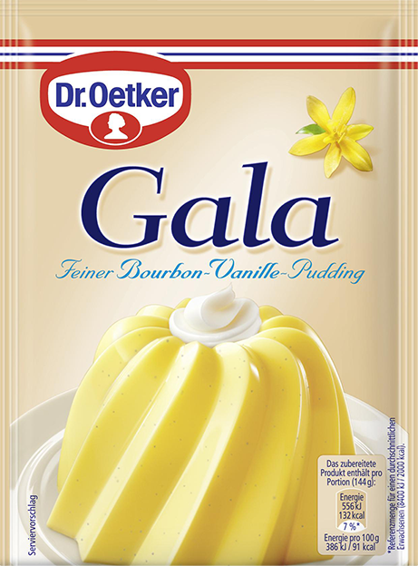 Dr. Oetker Gala Feiner Bourbon-Vanille-Pudding
