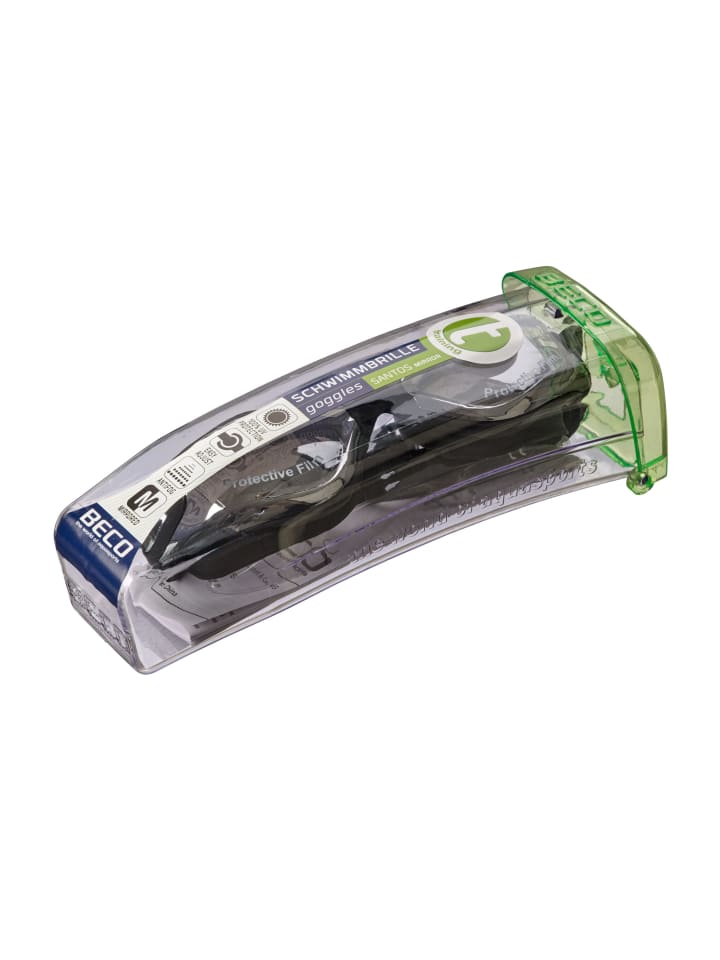 BECO the world of aquasports Schwimmbrille SANTOS MIRROR in schwarz günstig kaufen onesize
