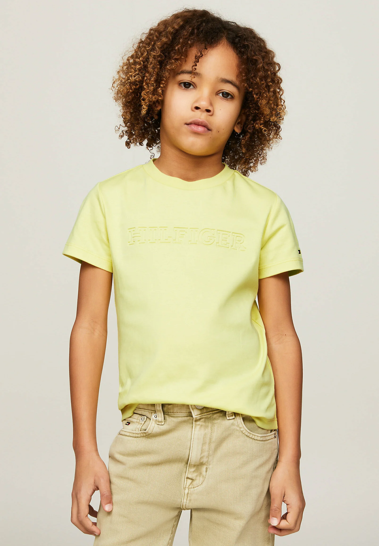 Tommy Hilfiger MONOTYPE LOGO EN RELIEVE - Camiseta con estampado