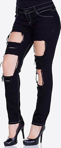 Cipo & Baxx Jeanshose im coolen Destroyed-Look