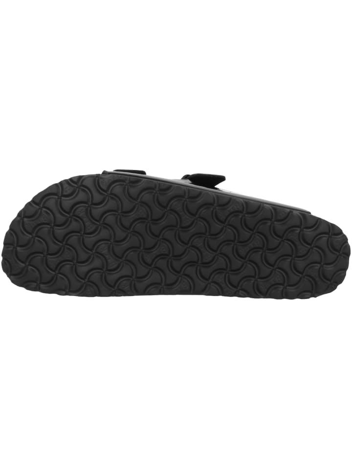 Birkenstock Sandale Arizona Birko-Flor Lack schmal in schwarz günstig kaufen