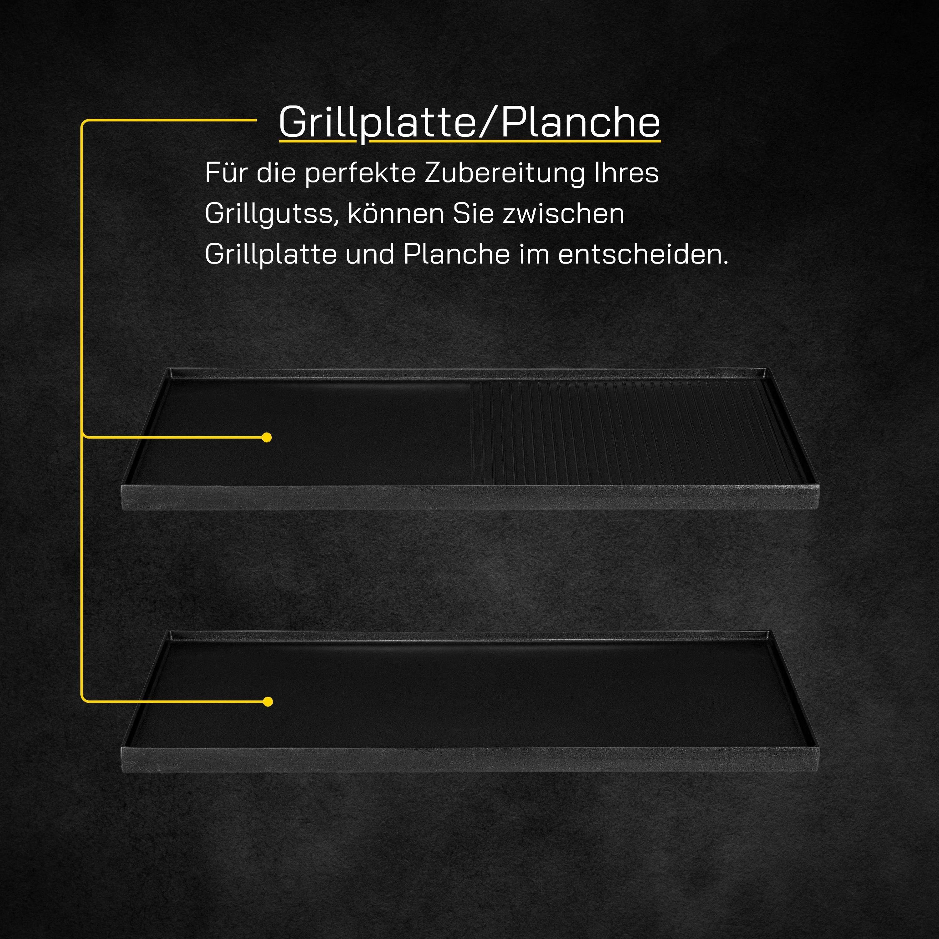 Gutfels Raclette RACLETTE 4020, 8 Raclettepfännchen, 2000 W, Wendeplatte als Grill oder Plancha, bis zu 8 Pers., Spülmaschinenfest