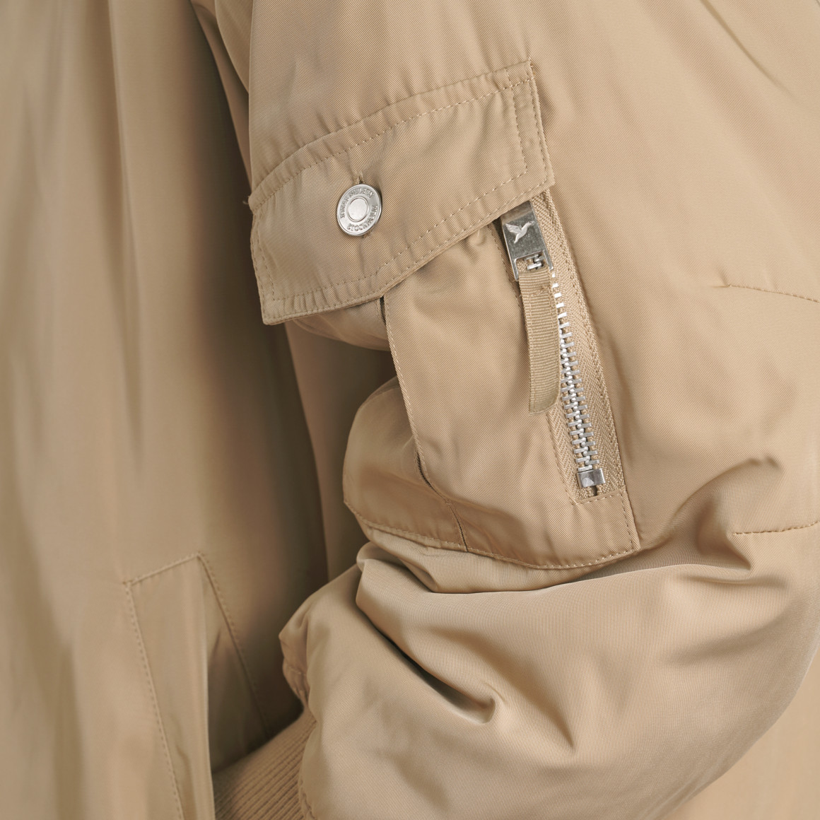 Damen Bomberjacke mit Reißverschluss