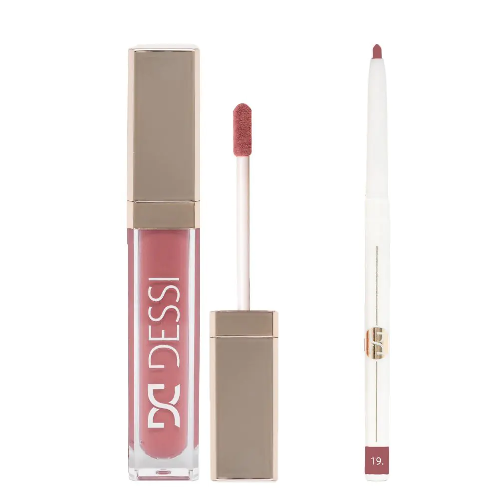 Κιτ χειλιών Dessi Cosmetics Κραγιόν 16 Lets Play + Μολύβι χειλιών 19