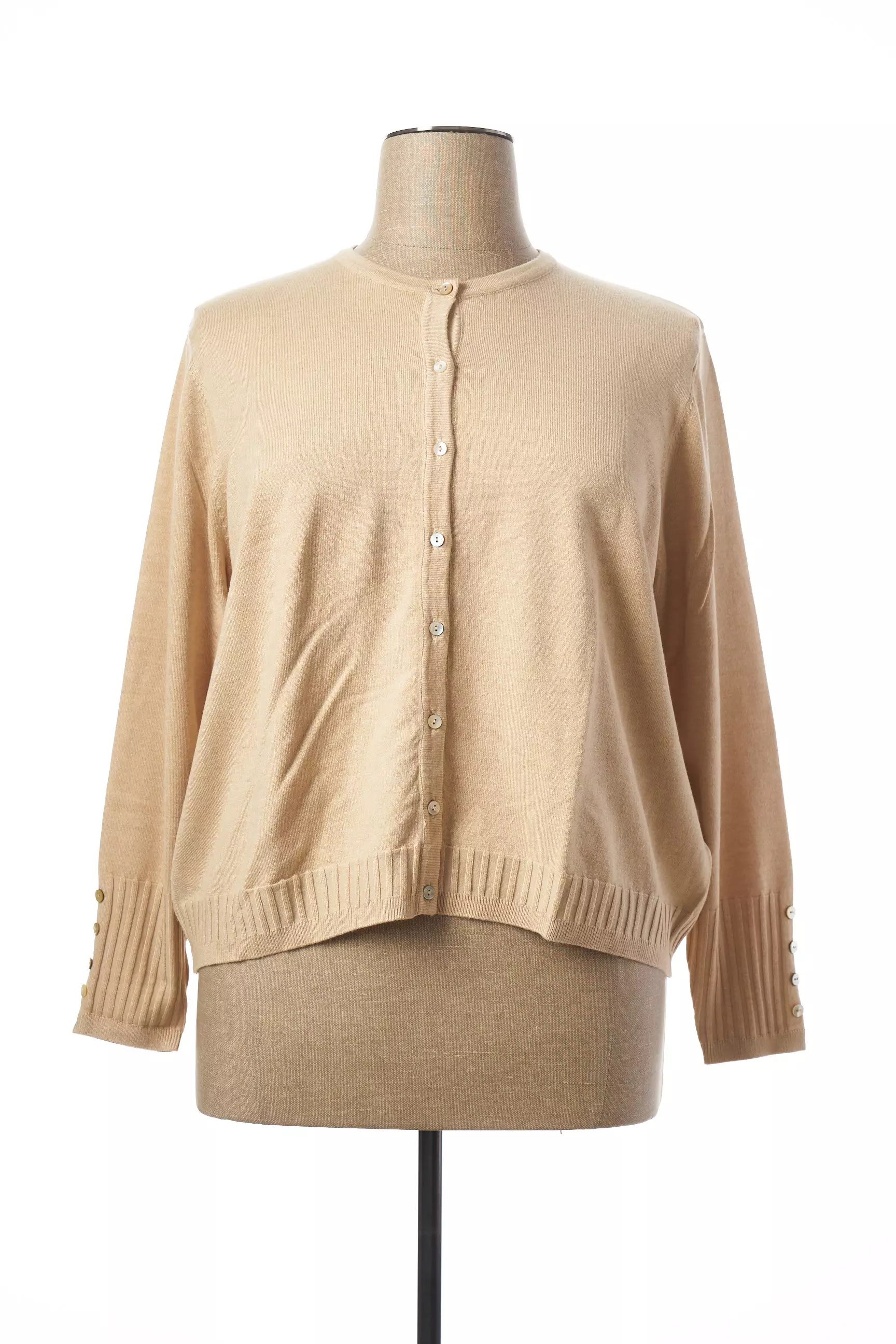 Marble Cardigans Femme couleur beige