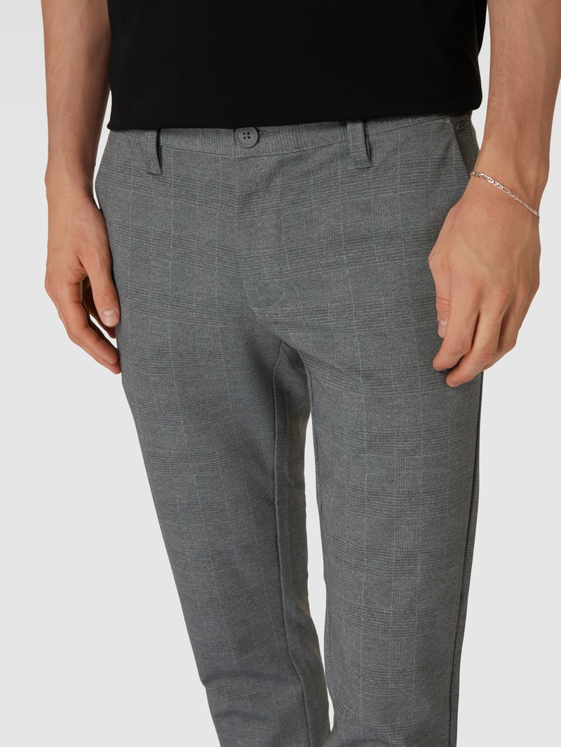 Tapered Fit Hose mit Stretch-Anteil Modell 'Mark' in anthrazit