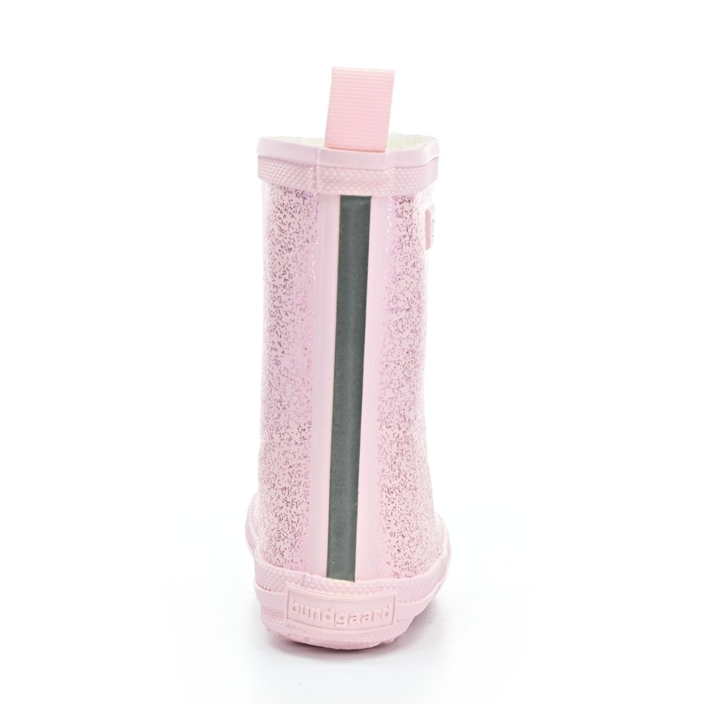 Bundgaard Charly High Warm Rose Sparkle gefütterte Barfuß Gummistiefel
