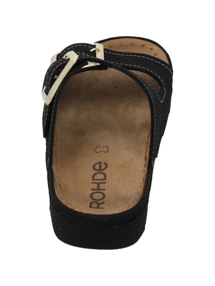 ROHDE Hausschuhe & Pantoffeln in Schwarz günstig kaufen