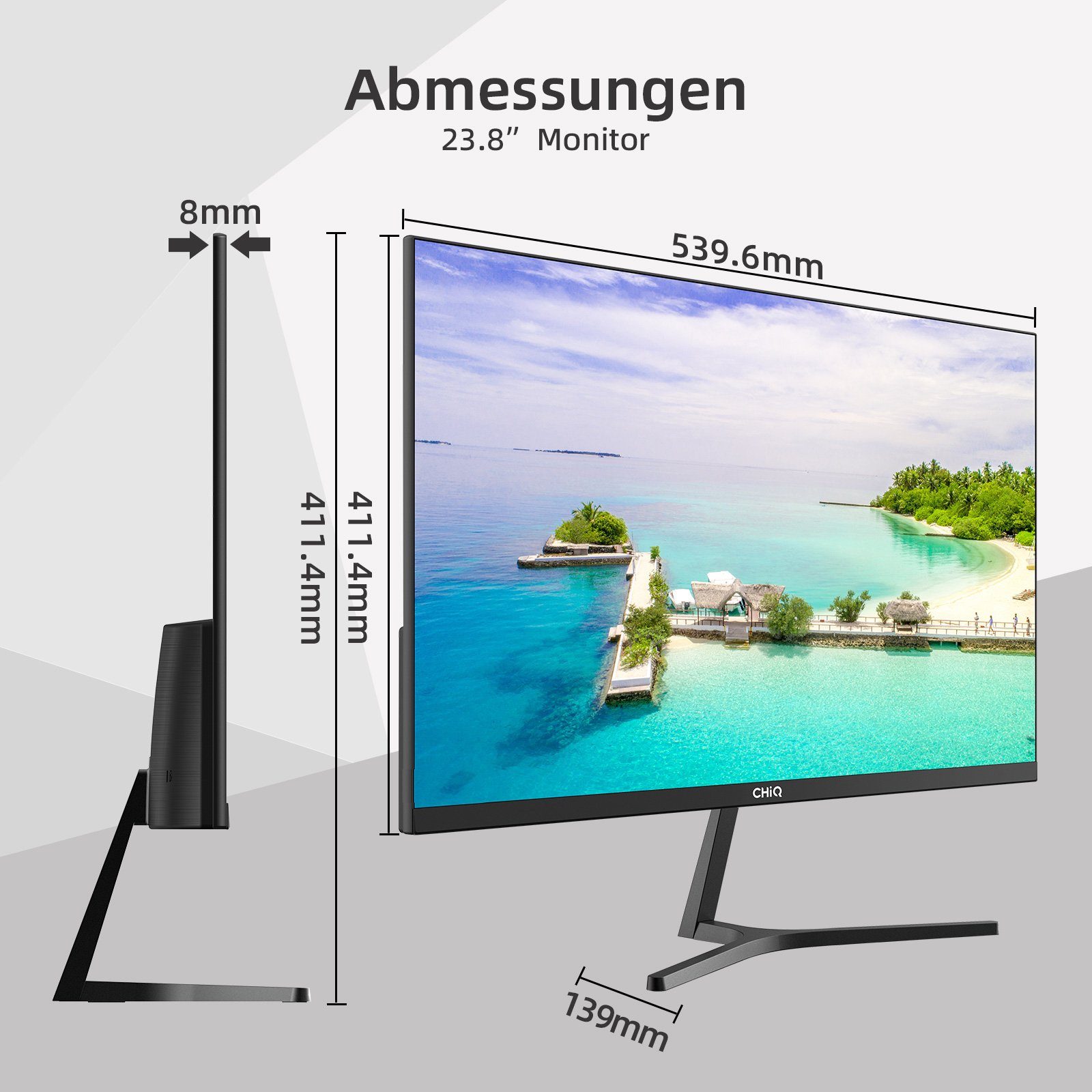 CHiQ 24F650 LED-Monitor (60,45 cm/24 