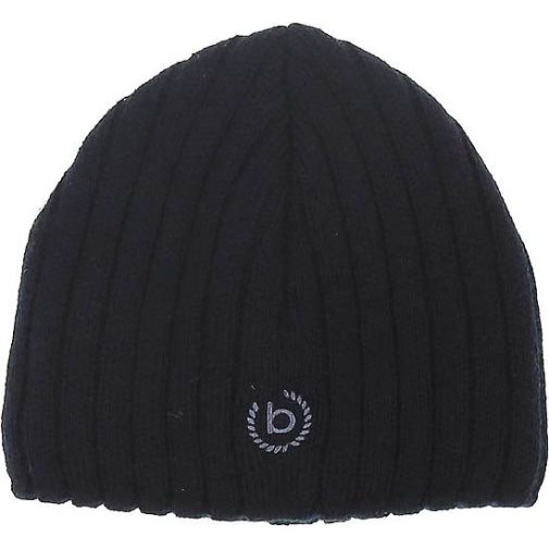 bugatti Gerippte Strickmütze mit gesticktem bugatti-Logo