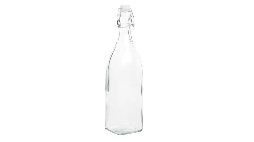 HI Glasflasche mit Bügelverschluss 1l