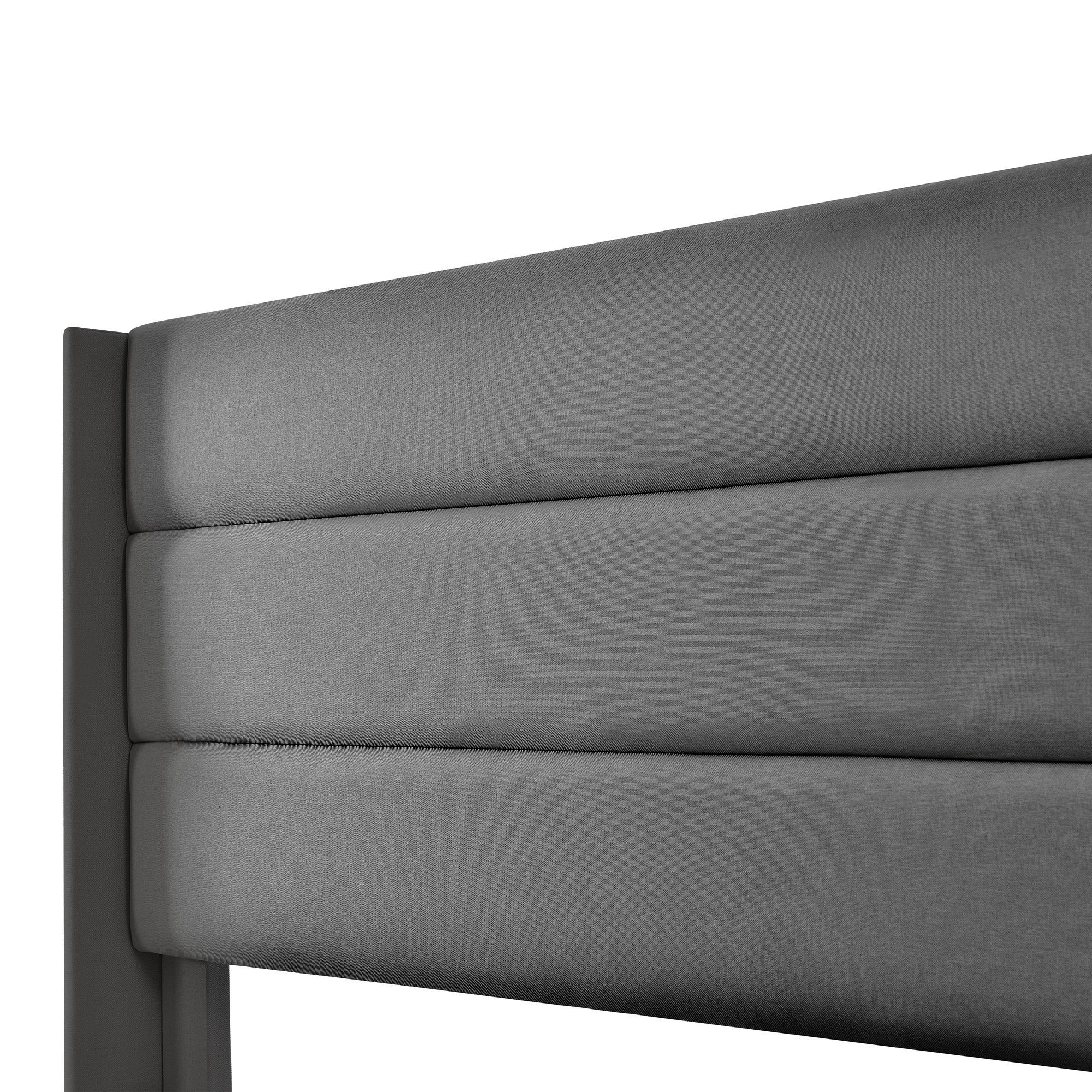 PHOEBE CAT Boxspringbett (Funktionsbett, Doppelbett Hydraulisches Bett mit Lattenrost), Polsterbett Stauraumbett 140x200 cm, Lattenrost aus Holz, Leinen