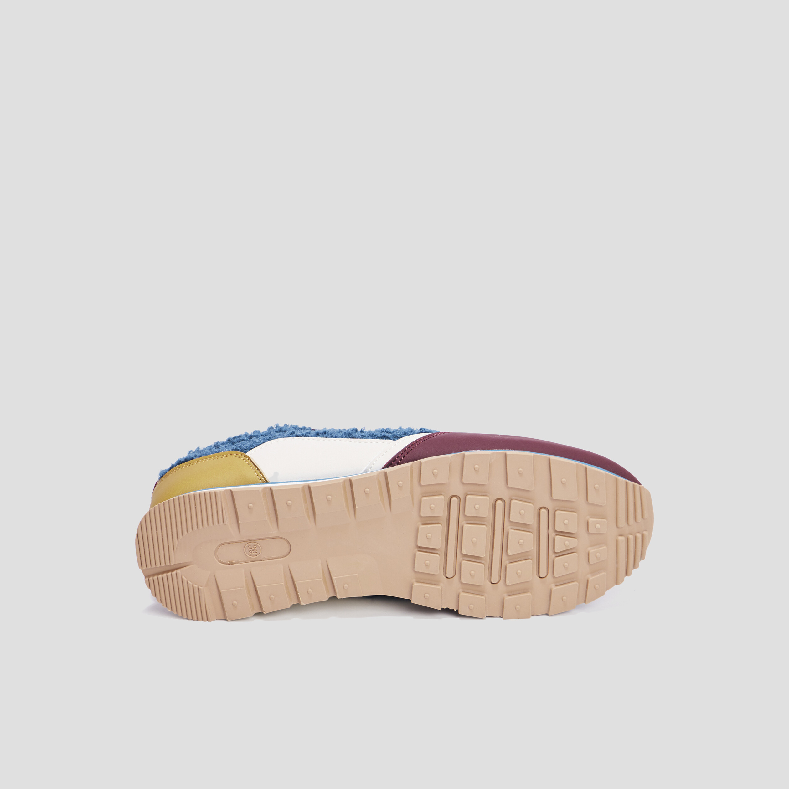 Baskets running laine de mouton Creeks bleu femme | La Halle