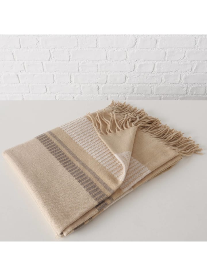 Boltze Kuscheldecke in beige günstig kaufen onesize