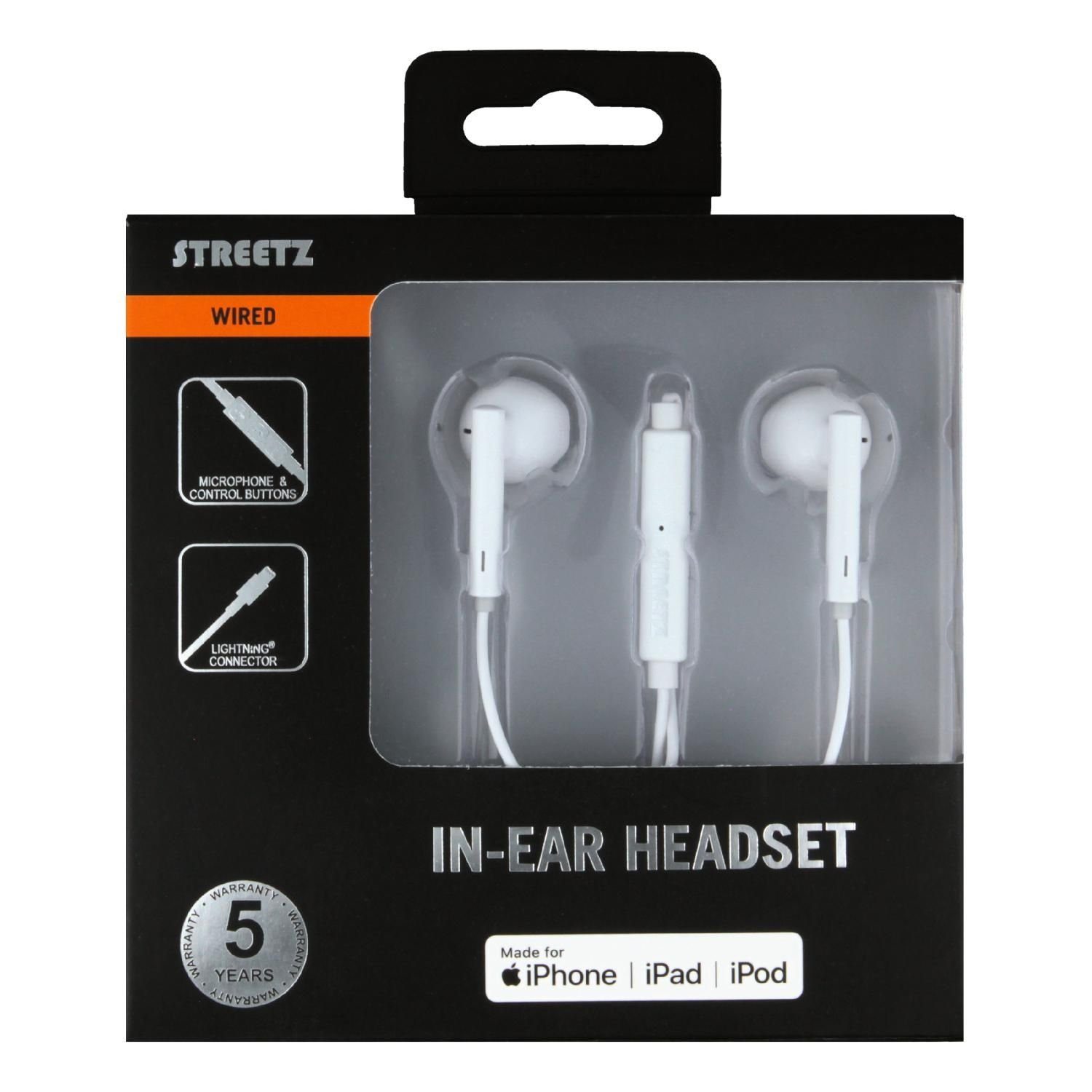 STREETZ HL-390 In-Ear Headset/Kopfhörer 