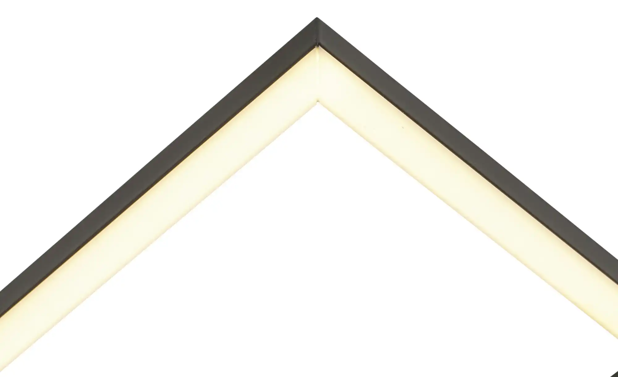 Meisterleuchten LED-Deckenleuchte 2-flammig, schwarz mit Fernbedienung