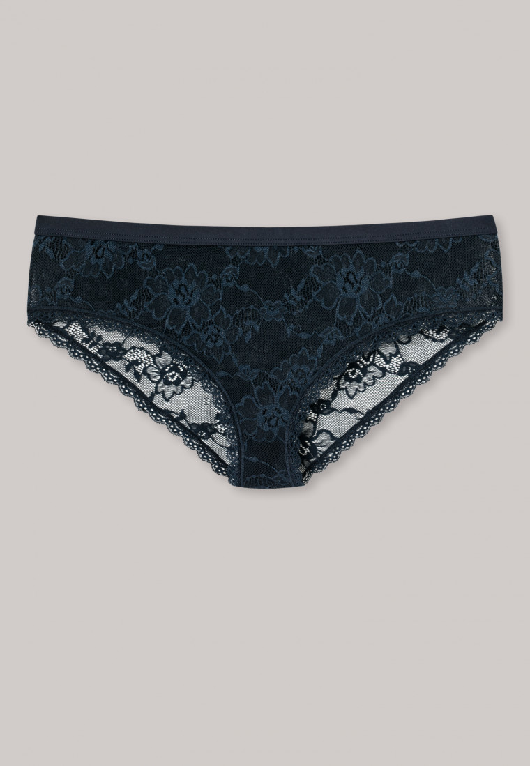 Brazilian Hipster Allover-Spitze nachtblau - Pure Lace