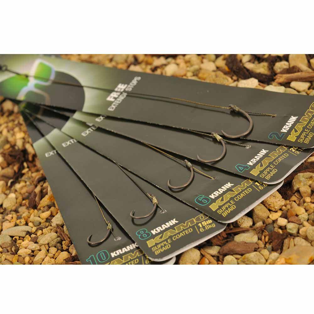 Korda Krank Ready Rig Barbless Carp Leader