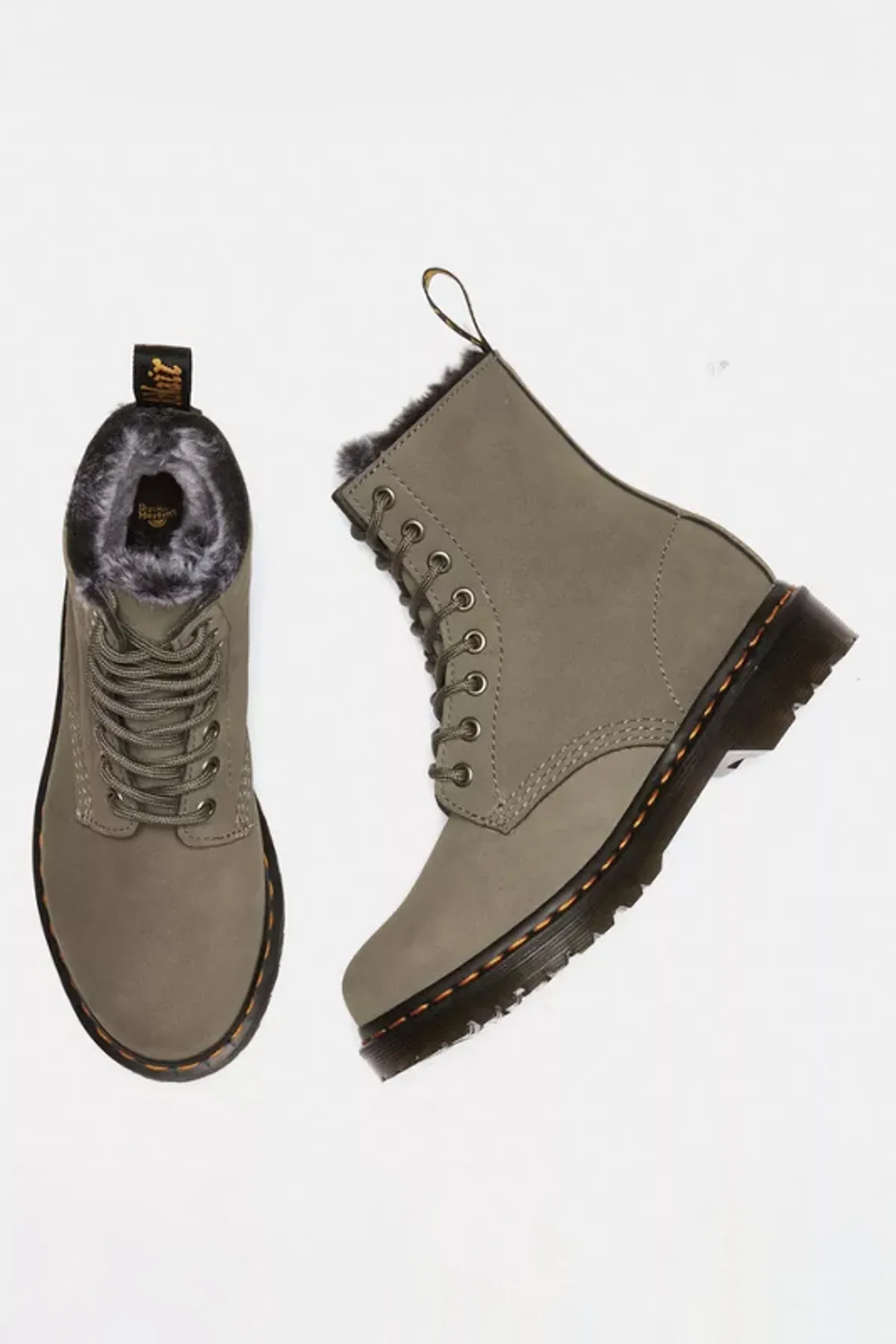 Dr. Martens  Stiefelette - Grau - Blockabsatz