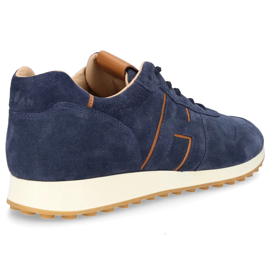 Hogan - Sneaker low H383 Veloursleder - blau