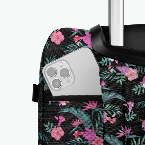 Valladolid small black 2-wheel soft suitcase