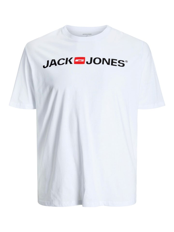 JACK & JONES PLUS T-shirt in White günstig kaufen