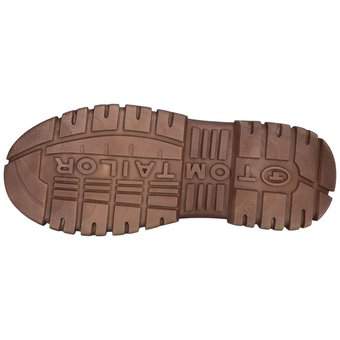 Tom Tailor Schnürstiefelette in braun