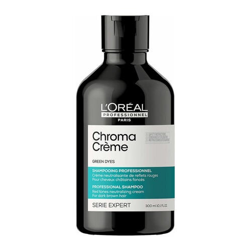 L'Oréal Professionnel Serie Expert Chroma Cream Green Dyes ezüst sampon 300 ml