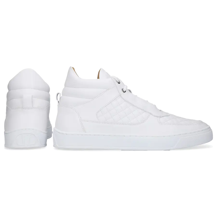 Leandro Lopes - Sneaker high FAISCA Kalbsleder - weiß