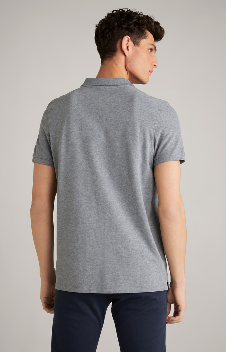 Poloshirt Beeke in Silbergrau