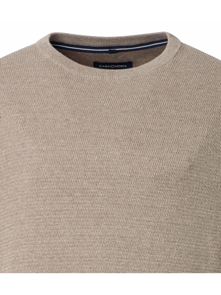 CASAMODA Pullover in Champagner Beige günstig kaufen