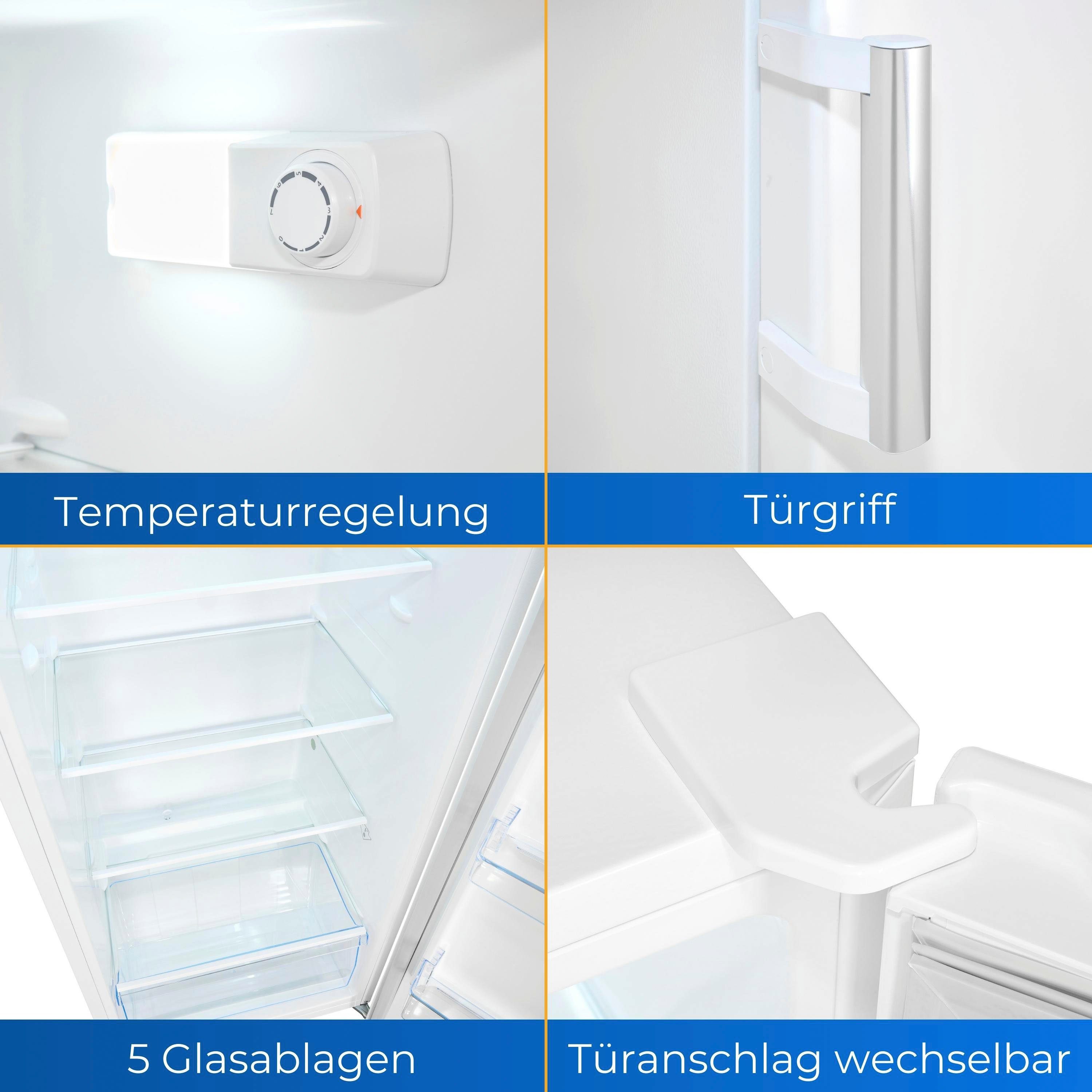 exquisit Vollraumkühlschrank KS320-V-H-010E, 143,4 cm hoch, 55 cm breit