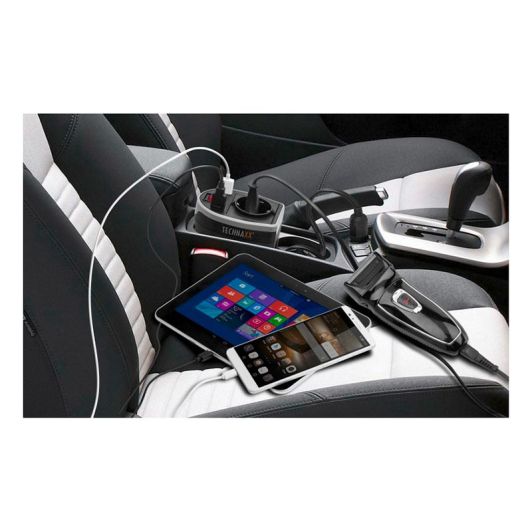 Convertor de tensiune Technaxx 12 volți 2 porturi USB TE13