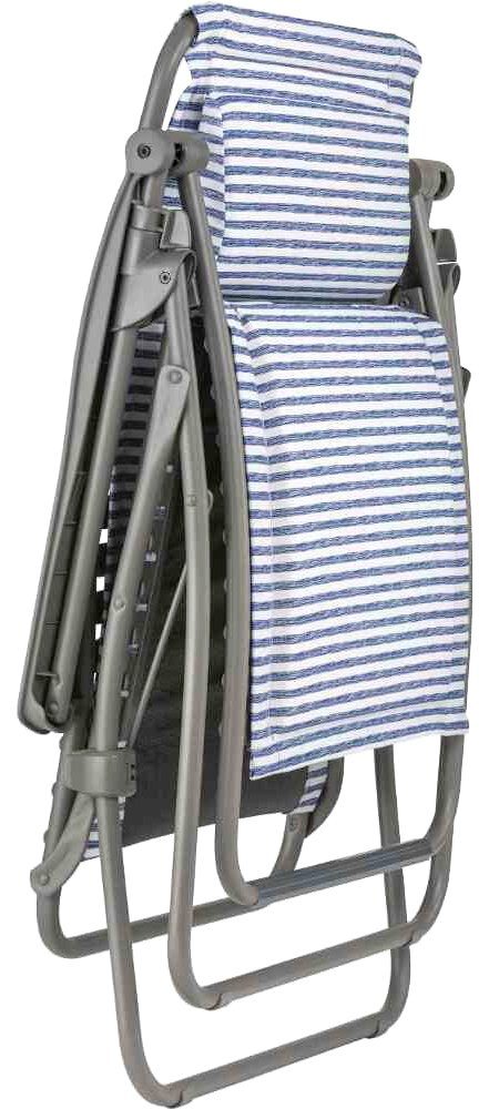 Lafuma Gartensessel Relax RSX Padded, inkl. Kopfkissen