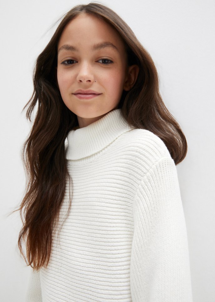 Mädchen Rollkragen Pullover