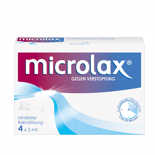 MICROLAX Rektallösung Klistiere  4X5 ml  Klistiere
