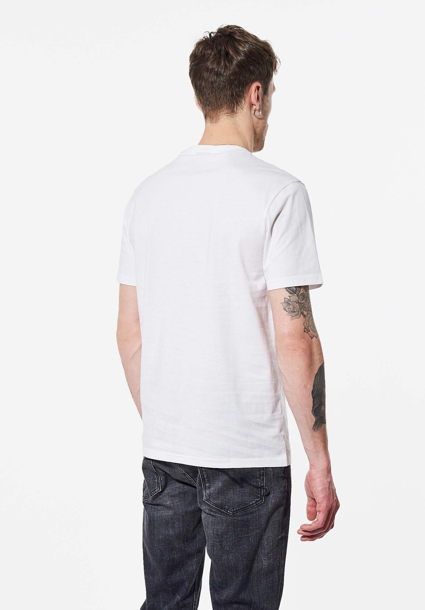 BRYZO  T-shirt blanc Homme en 100% coton bio