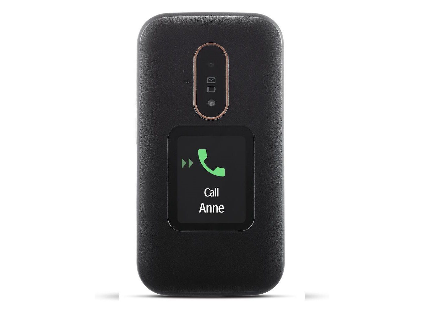 Doro 6880 schwarz Seniorenhandy (7,11 cm/2.8 Zoll, 128 GB Speicherplatz, 2 MP Kamera, Notruftaste auf der Rückseite, hörgerätekompatibel)