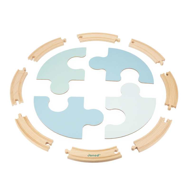Circuit Bolid train, voiliers et jeu de pêche Janod