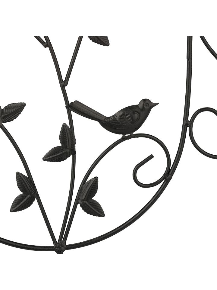 relaxdays Rankgitter in Schwarz - (B)34,5 x (H)122 cm günstig kaufen onesize