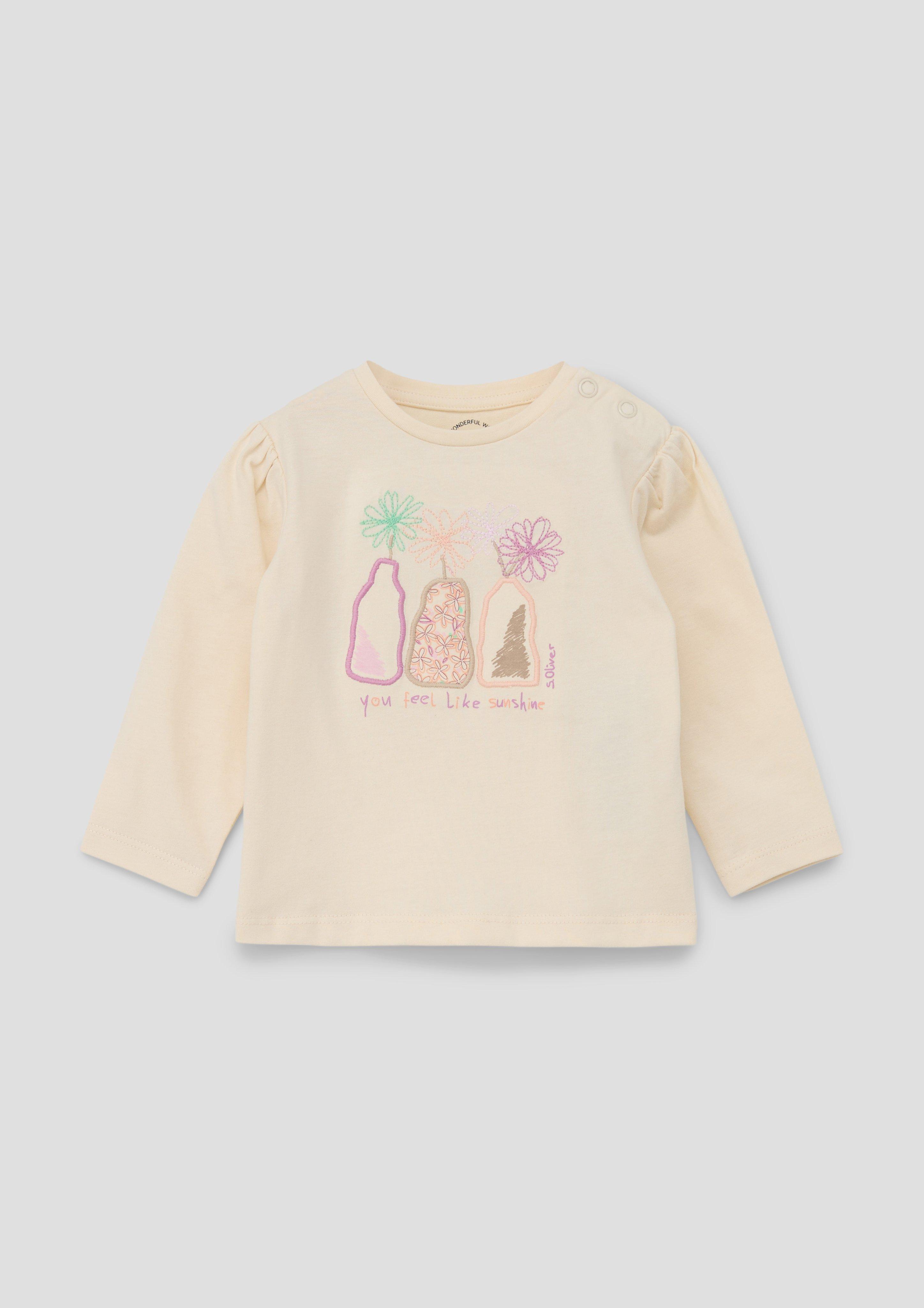 Longsleeve mit Stickerei  2140155-0805