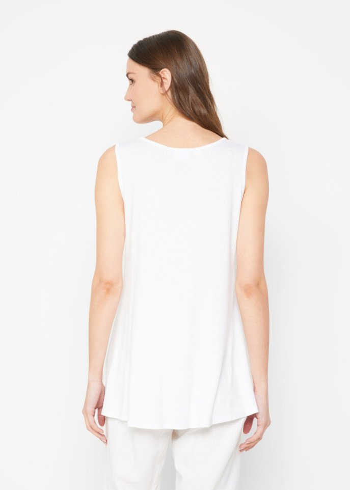 Viskose-Long-Tops, 2er- Pack