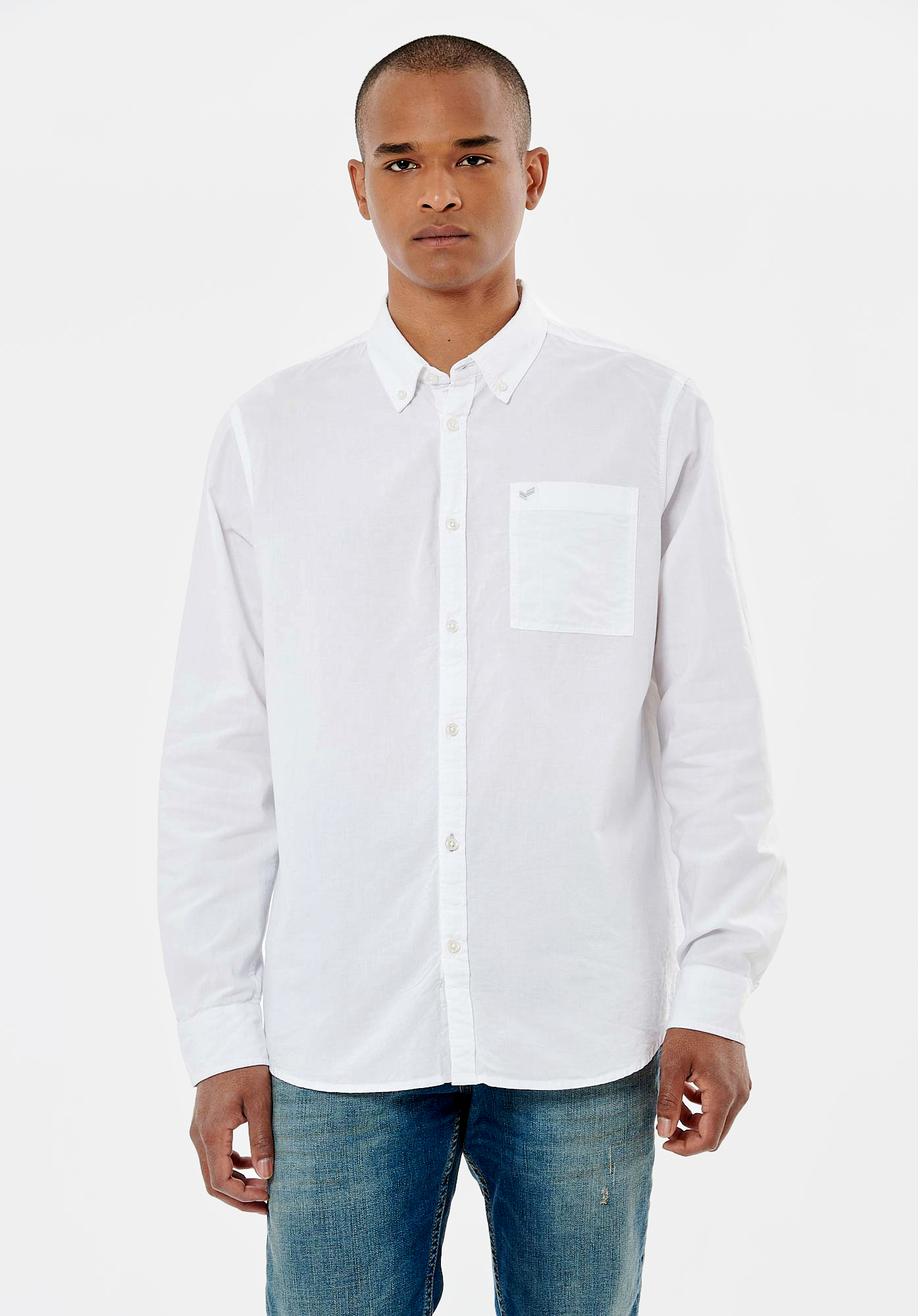 TOMEK  Chemise blanche homme 100% coton bio