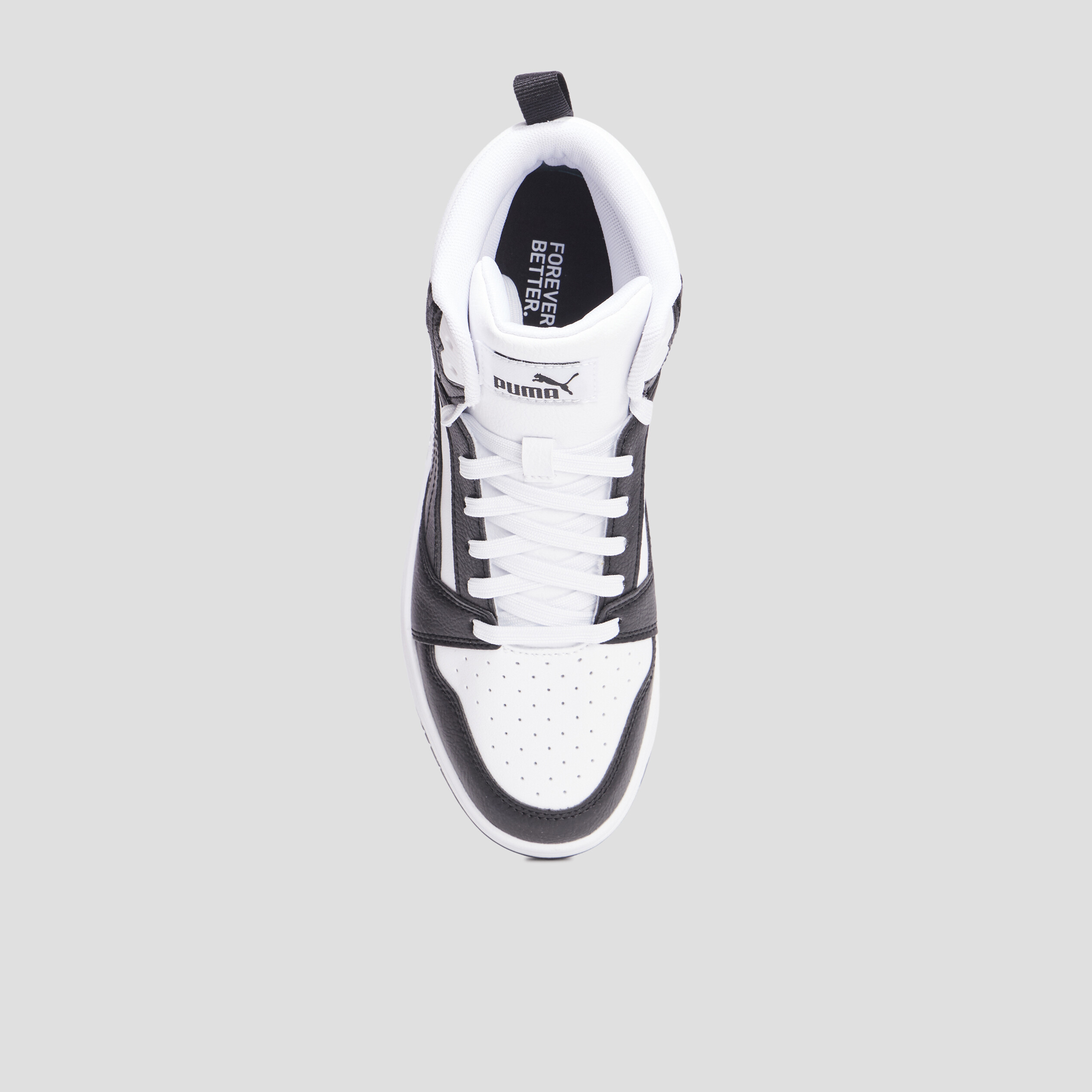 Baskets montantes Puma Reboundmid noir garçon | La Halle
